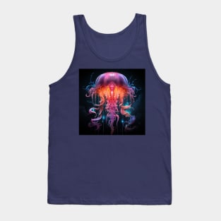 Neon Jellyfish #5 Tank Top